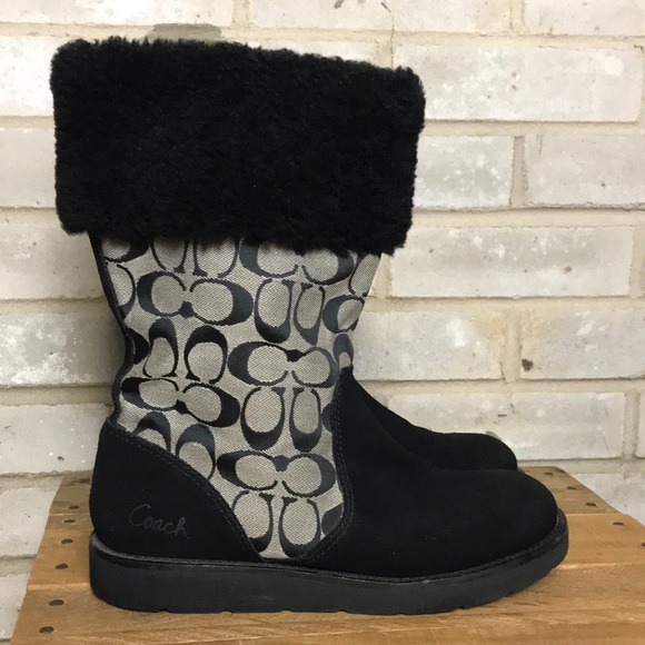 Coach Kally Boot w/Sherling Cuff